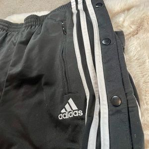 Adidas Button Flap Track Pant, Kids Size L